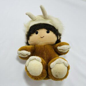 Vintage Carousel Guy Walrus Eskimo Plush Toy Costume Alaska Boy Hat Tusks Teeth